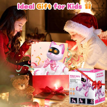Load image into Gallery viewer, Robot Cat Interactive Toys for Girls: Remote Control Electronic Pink Kitty Pets - Robotic Can Dancing Touch Programmable
