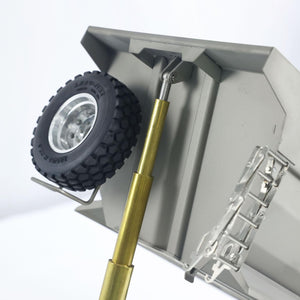 1/14 6 * 6 Front Cylinder Hydraulic Dumper Truck Tipper RC Model 540 Motor Lock Servo Light Sound System Lesu Construction Vehicle
