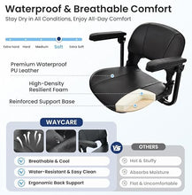 Load image into Gallery viewer, WayCare 15-25 Miles Long Range Mobility Scooter,Weight Capacity 300 LBS+ Powered Mobility Scooters for Seniors, Compact Duty Mobile for Travel with LED Headlight and Detachable Basket(Black)
