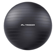 Load image into Gallery viewer, Trideer Extra Thick Yoga Ball Exercise Ball, 5 Sizes Ball Chair, Heavy Duty Swiss Ball  (Black, M(19-22ines/48-55cm))
