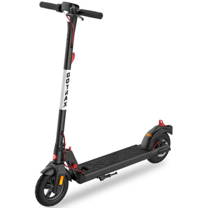 Apex XL 8.5" Solid Tires, Max 12 Miles Range and 15.5Mph Speed, Bright Headlight and Taillight, Big LED Display, Black