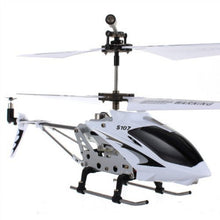 Load image into Gallery viewer, S107G 3 Channel RC Helicopter with Gyro, White and silver
