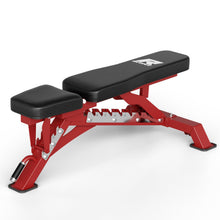 Load image into Gallery viewer, RitFit Adjustable/Foldable Utility Weight Bench for Home Gym, Weightlifting and Strength Training - Bonus Workout Poster with 35 Total Body Exercises
