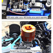 Load image into Gallery viewer, 1/8 Gas Powered RC Car Hobby Grade Racing Car for Adult 90KM/H Nitro Buggy 4WD 26CXP Nitro Engine Rock Crawler Gas Powered
