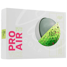 Load image into Gallery viewer, Vice Pro Air Golf Balls, Lime Pink/Black Drip
