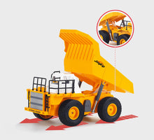 Load image into Gallery viewer, Remote Control Dump Truck Toy, 6 Channel 2.4Ghz RC Construction Vehicles, Heavy Duty Metal Remote Control Truck
