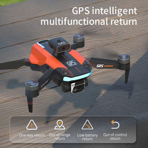 GPS Drone with 8K Dual Camera for Adults, 60 Mins Flight with 3 Batteries, Foldable Brushless Motor FPV RC Quadcopter with Carrying Case