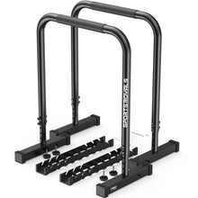 Load image into Gallery viewer, SPORTSROYALS DP2 Dip Station, 600LBS Heavy Duty Dip Bar
