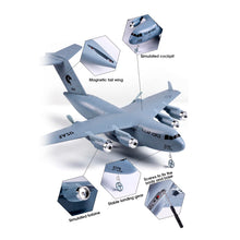Load image into Gallery viewer, RC Plane Remote Control Airplane, 2 Channels RC Airplane, C-17 Military Transport Aircraft, 2.4GHz EPP Foam Fixed-Wing RC Glider
