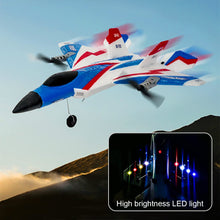 Load image into Gallery viewer, RC Plane 4 Channel Remote Control Airplane, F-22 RC Airplane for Beginners Adult with Stunt Flying
