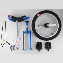 Load image into Gallery viewer, Unicycle, Unisex Heavy Duty Steel Frame and Alloy Wheel, 16-20 Inch Wheel with Alloy Rim, Non-Slip, Leakproof, Black,20″
