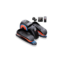 Load image into Gallery viewer, ESL Under Desk Elliptical - Portable Leg Exerciser for Seniors, Assembled Seated Elliptical with Remote Control, LCD Display Electric Elliptical Trainers with Traction Straps
