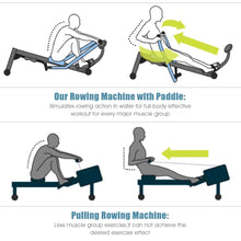 Load image into Gallery viewer, GYMAX Rowing Machine for Home - Silver
