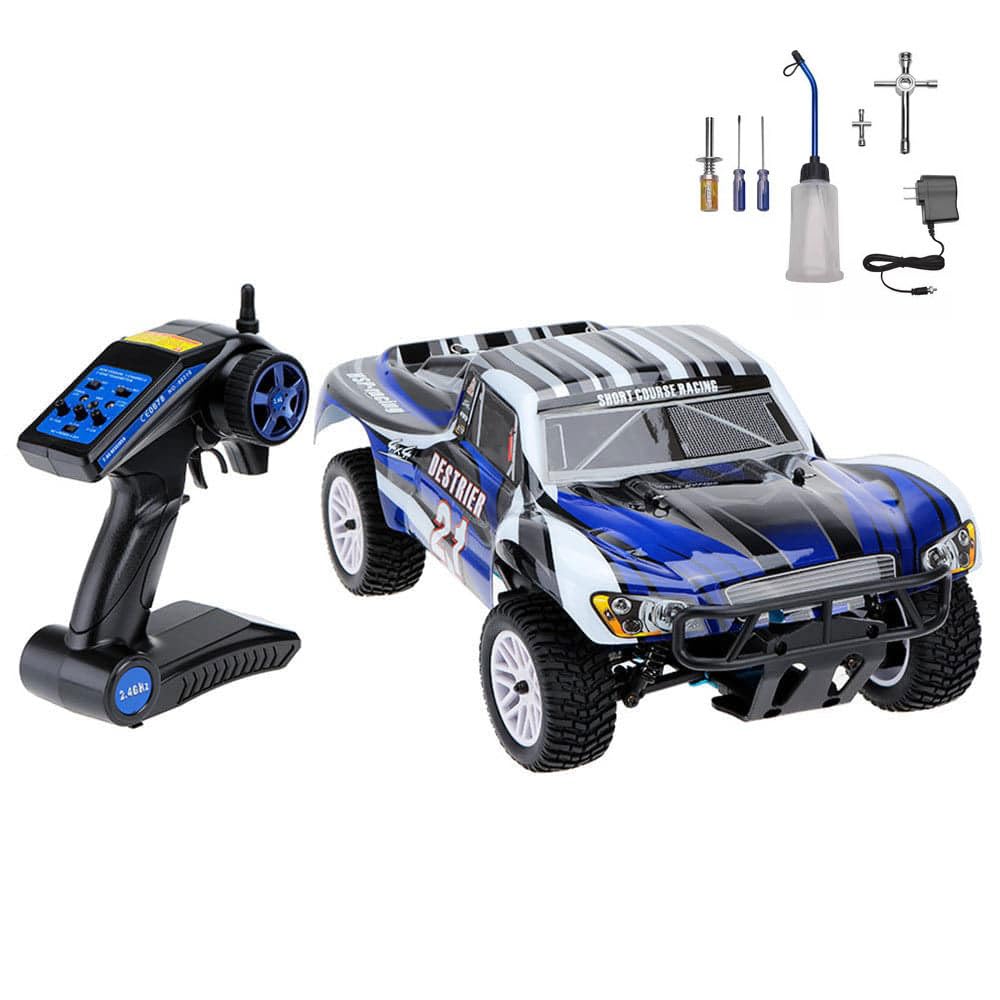 1/10 Nitro RC Truck for Adult Two Speed RC Car Rock Crawler 4WD Remote Control Car Nitro Gas Power Off Road
