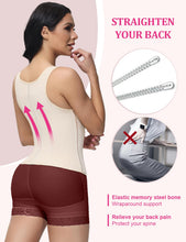 Load image into Gallery viewer, SHAPSHE Waist Trainer for Women, Tummy Control Sports Girdle, Beige- Classic XL
