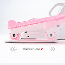 Load image into Gallery viewer, Sunny Health &amp; Fitness Pink Fully Assembled Magnetic Under Desk Elliptical Peddler
