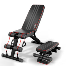 Load image into Gallery viewer, FitinOne Adjustableb Weight Bench for Home Gym, Foldable Bench Press for Full Body Workout, 660 lbs Incline Decline Bench with Fast Folding
