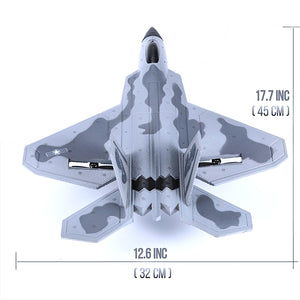 RC Jet Plane 2.4GHz Remote Control Airplane Gift for Kids and Adults - New Planes Model Led Light Aircraft Fighter Army Toy