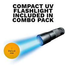 Load image into Gallery viewer, Volvik Vivid Twilight Glow in the Dark Golf Balls (Flashlight Combo Pack, Orange)
