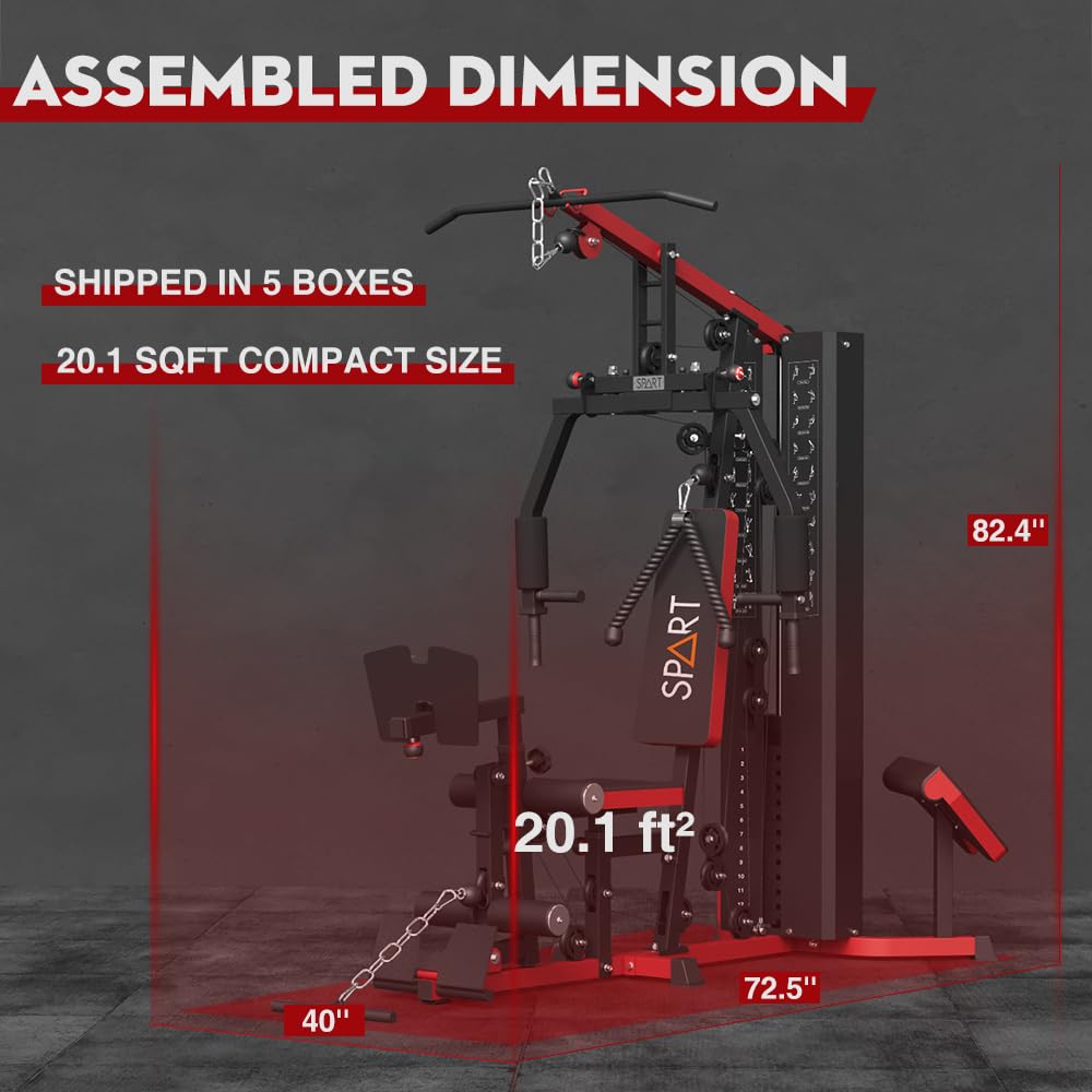 Multifunctional Home Gym Station, Home Gym Workout Exercise Equipment ...