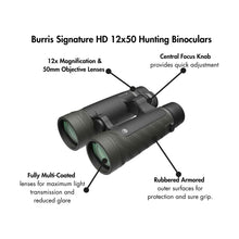Load image into Gallery viewer, BURRIS SigHD 12x50 (Green), Green/Gray (300295)
