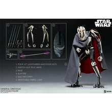Load image into Gallery viewer, Star Wars Sideshow Collectibles 1:6 General Grievous, Multicolor, Action Figure (SS1000272)
