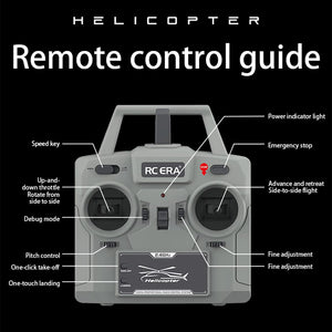 Remote Control Helicopter Aircraft Add Optical Flow Positioning 1/28 Scale RC Heli Maintain Altitude Hover RTF US Rescue Helicopter RTF 2Batteries