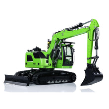 Load image into Gallery viewer, Metal 1/14 RC Hydraulic Excavator LR 914 5ways Valve Remote Control Digger Model RTR Construction Vehicle (Green and Black)
