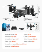 Load image into Gallery viewer, RC Helicopter, 2.4GHz Remote Control Helicopter with Gyro, 4-Channel RC Airplane for Beginner, Wing Lights &amp; One-Key Takeoff/Landing
