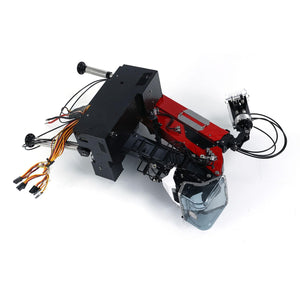 1/14 RC Metal Hydraulic Timber Crane for Log Trailer Wood Tractor Truck Car LESU Construction Vehicle