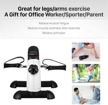 Load image into Gallery viewer, Mini Exercise Bike, Uten Under Desk Bike Pedal Exercise (White)
