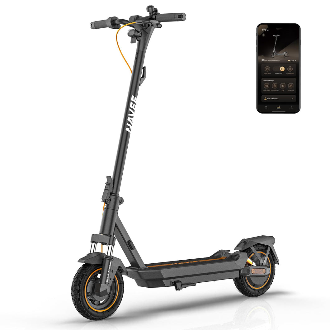 Electric-Scooter-Adults, e Scooter GT3, Fast 20 Mph, 700w 500w Motor with Suspension, Long Range 30 Miles, 10 inch Tires All Terrain