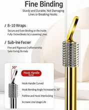 Load image into Gallery viewer, #2 &amp; #3 Pre-Tied Double Hook Fishing Rigs for Small Fish Trout Hooks, 20 Sets (40 fishHooks), Saltwater Freshwater Snelled Hooks Kit fluke Hooks, Ready-to-Fish Tackle Lorumox snelled Fishing Hooks

