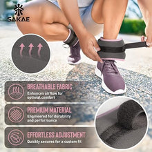 Load image into Gallery viewer, Aerobic Step Platform Set with Ankle Weights &amp; Measuring Tape- Pink Grey

