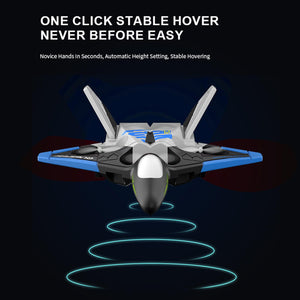 RC Plane with Camera 4K, 6CH RC Airplane, 2.4GHz Remote Control Airplane, Foam RC Glider, Easy to Fly RC Aircraft, V31 RC Jet Fighter