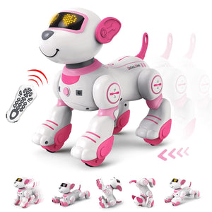 Robot Dog for Kids Age 7-8 Robot Toys Interactive Remote Control Dog Follow & Touch Function Robo Dog Pets Robotic Puppy