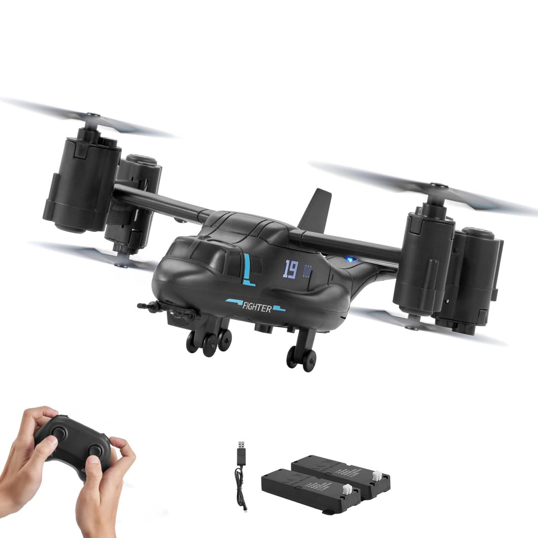 RC Helicopter, 2.4GHz Remote Control Helicopter with Gyro, 4-Channel RC Airplane for Beginner, Wing Lights & One-Key Takeoff/Landing