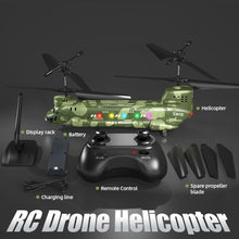 Load image into Gallery viewer, RC Helicopter, Remote Control Military Helicopter with Camera, Twin-Propeller with Altitude Hold, One Key take Off
