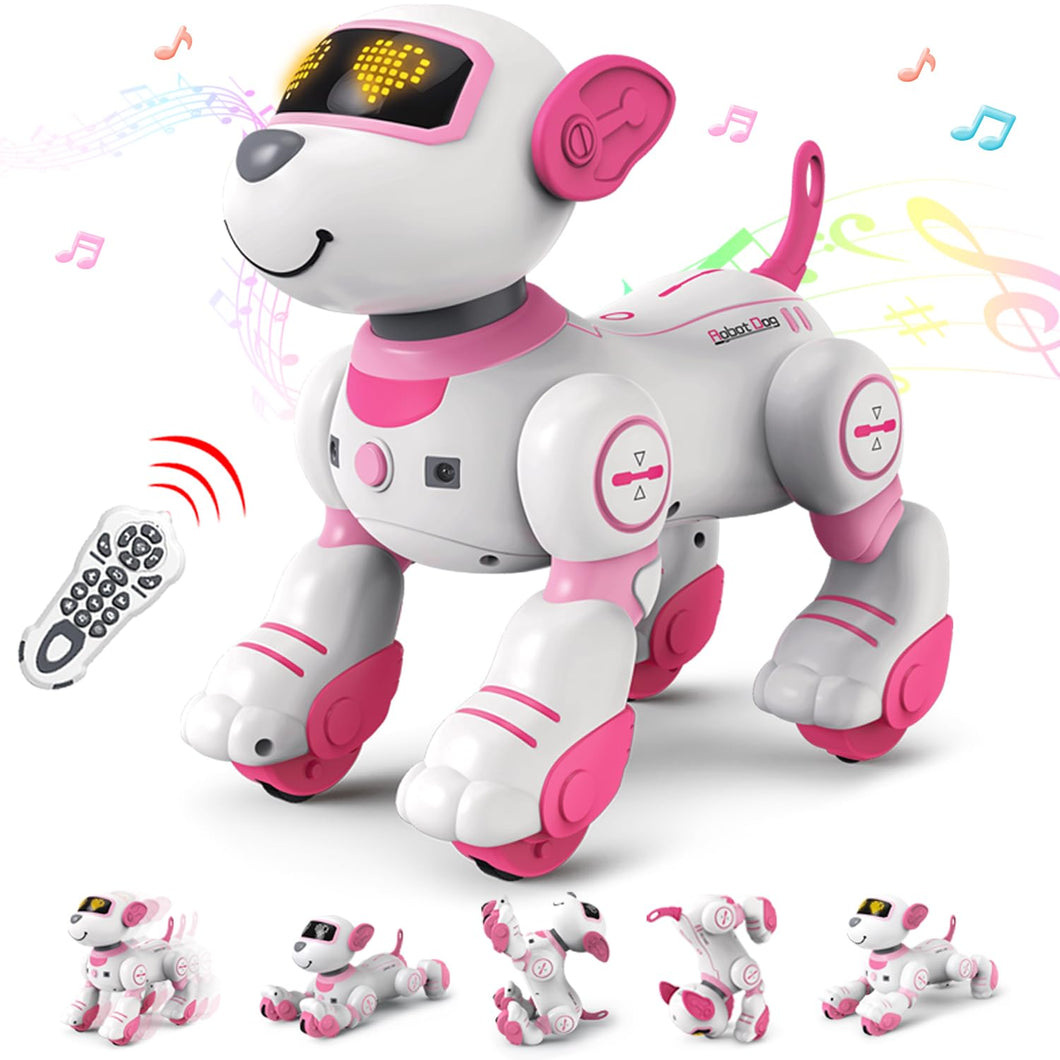 Robot Dog for Kids Age 7-8 Robot Toys Interactive Remote Control Dog Follow & Touch Function Robo Dog Pets Robotic Puppy