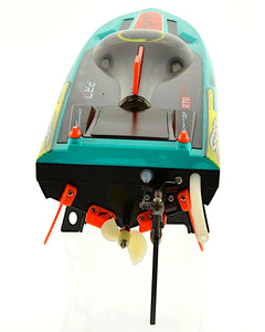 Tornado High Speed RC Boat, Brushless Motor 40+mph Sport Racing Yacht, ABS ESC Servo RTR Deep-V Racer Watercraft