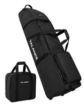 Load image into Gallery viewer, Talanes Golf Club Travel Bag with 2 Rolling Wheels for Airlines, Black
