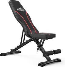 Load image into Gallery viewer, FLYBIRD WB2 Weight Bench, Utility Adjustable Weight Bench for Full Body Workout- Multi-Purpose Foldable Incline Bench (Black)
