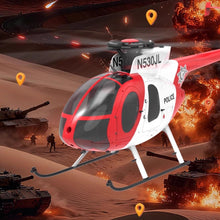 Load image into Gallery viewer, rcxperts YU Xiang F119S MD500 Remote Control Helicopter, 1/16 2.4G 9CH 250-Class 6-Axis Gyro Military RC Helicopter
