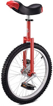 Load image into Gallery viewer, 18&quot; Wheel Trainer Unicycle for Weight Loss &amp; Fitness, Ergonomically Saddle, Adjustable Height, Safe Skidproof Pedals
