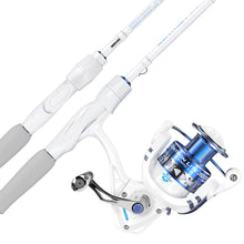 Load image into Gallery viewer, KastKing Centron Lite Fishing Rod and Reel Combo, Spinning-6ft, 6in, Medium Light, 2000 Reel, White
