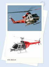Load image into Gallery viewer, Remote Controlled Helicopter Aircraft Plane Drone RC Heli Single Rotor No Ailerons 6CH 6-Axis Gyroscope Altitude Hovering ( Red）
