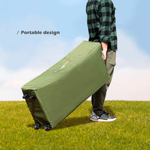 Load image into Gallery viewer, Double Tent Bed, Portable Camping Tent with Air Mattress and Pillow, Folding Camping Cot of Metal Frame, Double Sleep Bag with Polyester Canopy, for Outdoor Family Camping Picnic - Military Green
