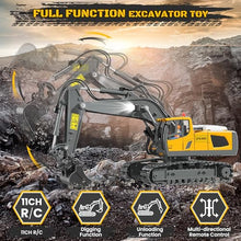 Load image into Gallery viewer, Remote Control Excavator Toy RC Play Excavator Construction Vehicles
