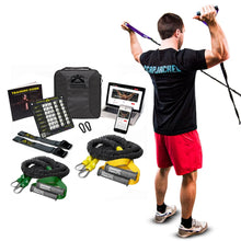 Load image into Gallery viewer, Crossover Symmetry Shoulder System Includes Two Sets of Resistance Bands Attachments (Novice, Door Belts)
