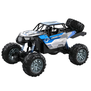 ]Large 1:8 Scale Monster Truck for Adults and Boys, Upgraded Remote Control Car with Realistic Sound, 4WD All Terrain RC Toy